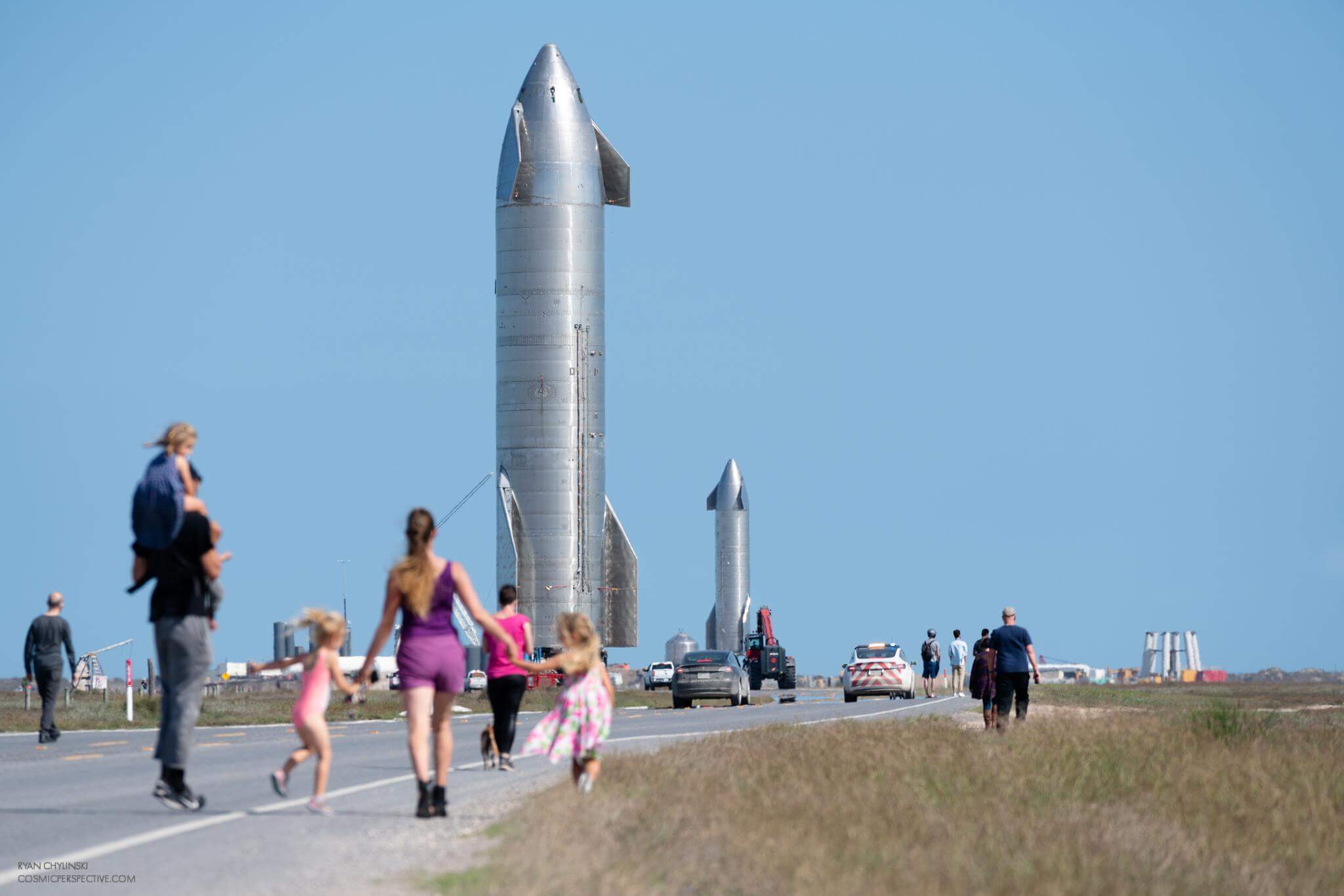 SpaceX Starships Standing Tall