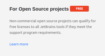 Jetbrains Loves Open Source